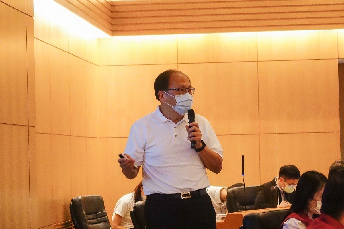 捷運局長李政安市政會議專題報告。 圖：新北市捷運局提供