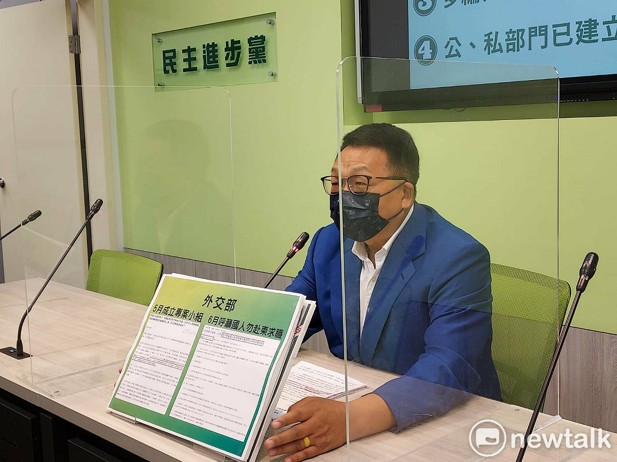 民進黨團書記長陳歐珀。 圖：陳佩君／攝