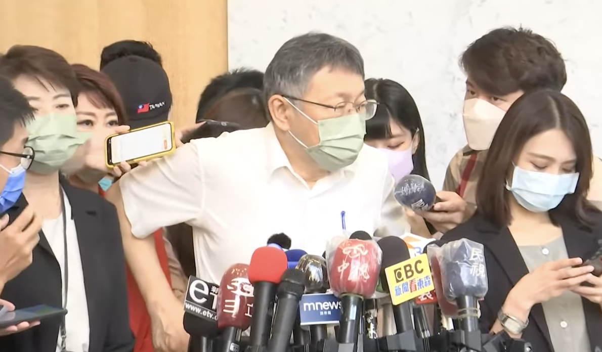 台北市長柯文哲10日出席台北市產業數位轉型合作平台記者會受訪，焦姓實習生與媒體爆發衝突。 圖：新頭殼資料照