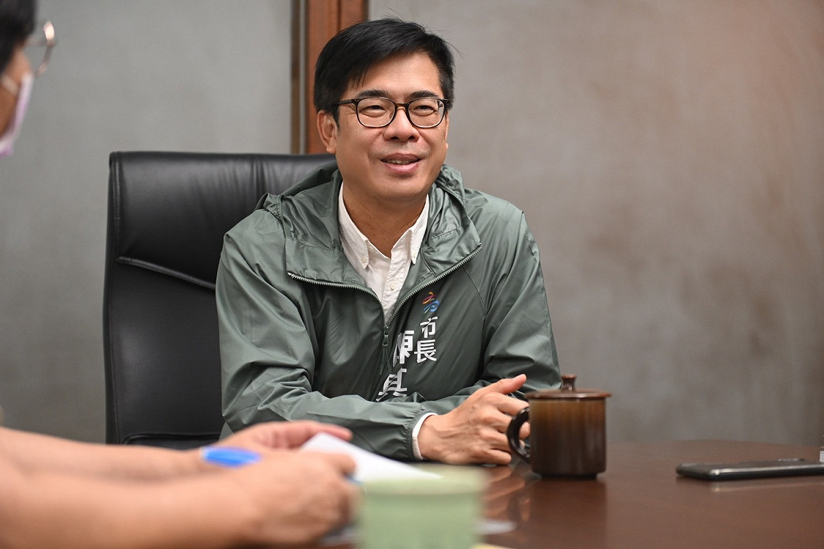 高雄市長陳其邁接受Newtalk(新頭殼)專訪。 圖：高雄市政府提供