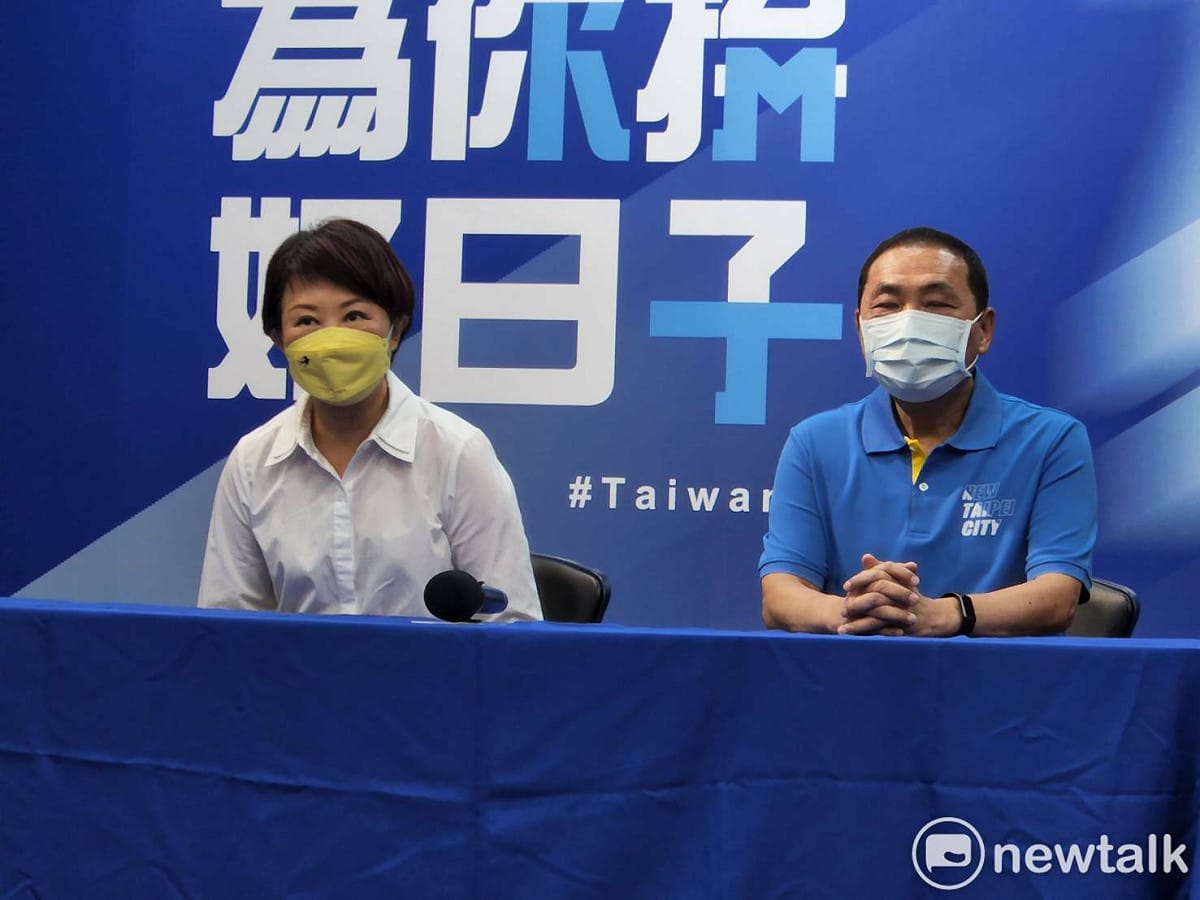 國民黨正式提名朱立倫、盧秀燕競選連任。 圖：黃建豪/攝