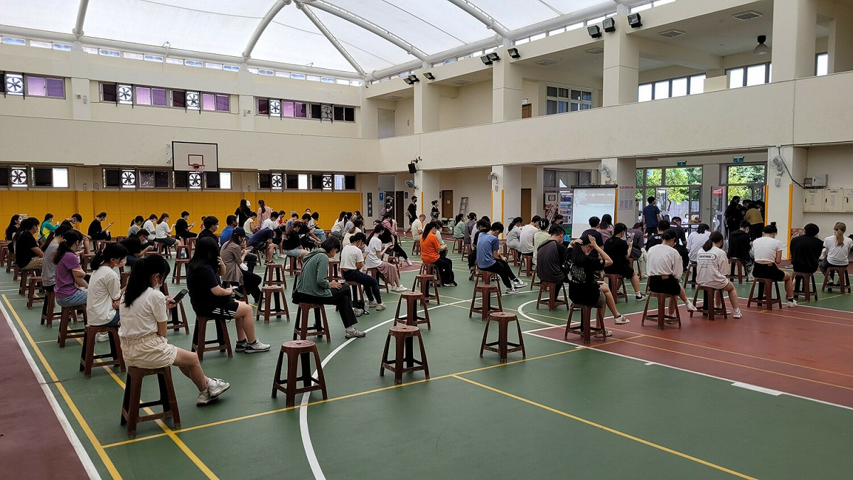 此次共有113位考生到考。 圖：金山區公所提供