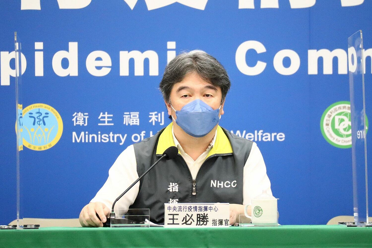中央流行疫情指揮中心指揮官王必勝 圖：中央流行疫情指揮中心/提供