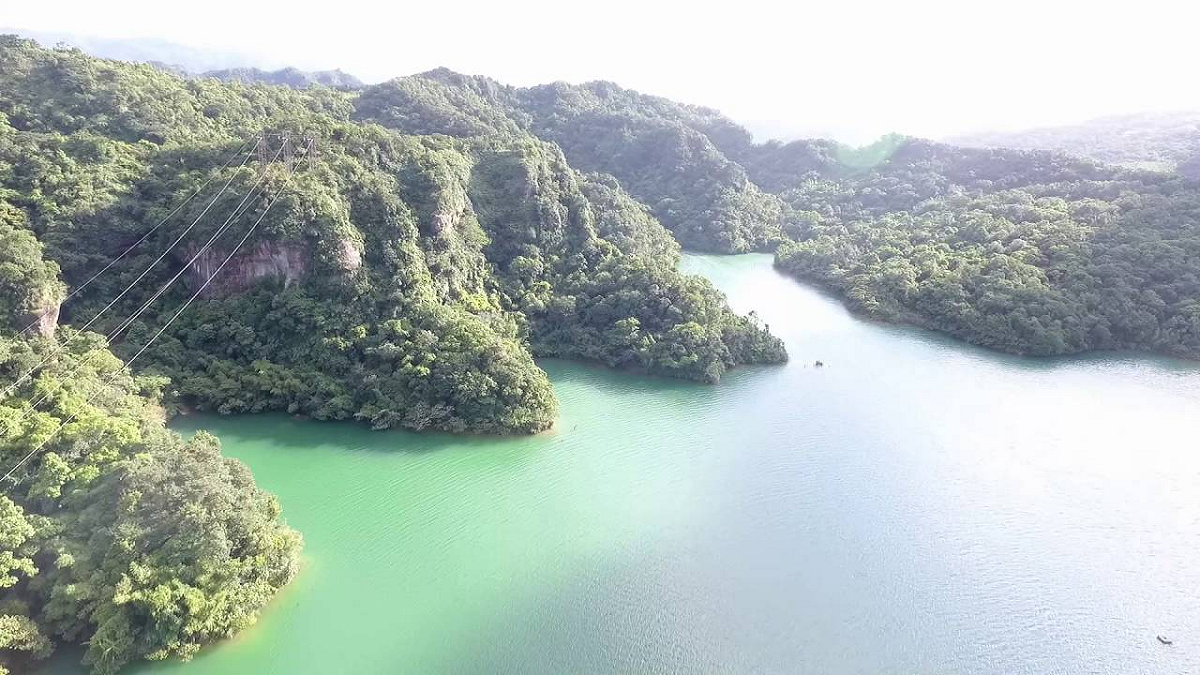 基隆新山水庫蓄水率僅剩35.41%。 圖：取自水利署北區水資源局網站