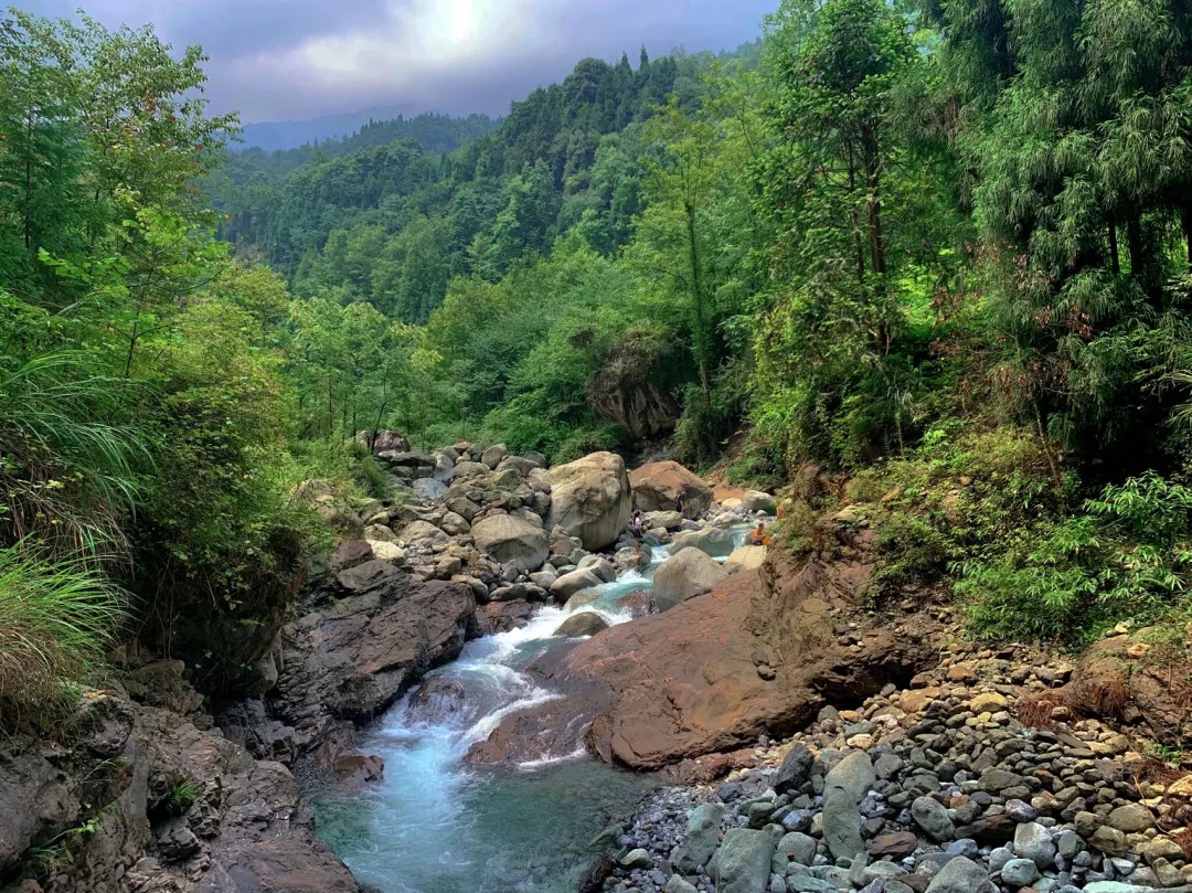 中國四川打卡景點「龍漕溝」