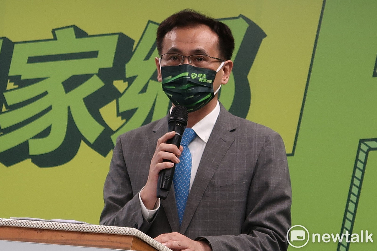 立委鄭運鵬將代表民進黨參選2022桃園市長。 圖：林朝億/攝