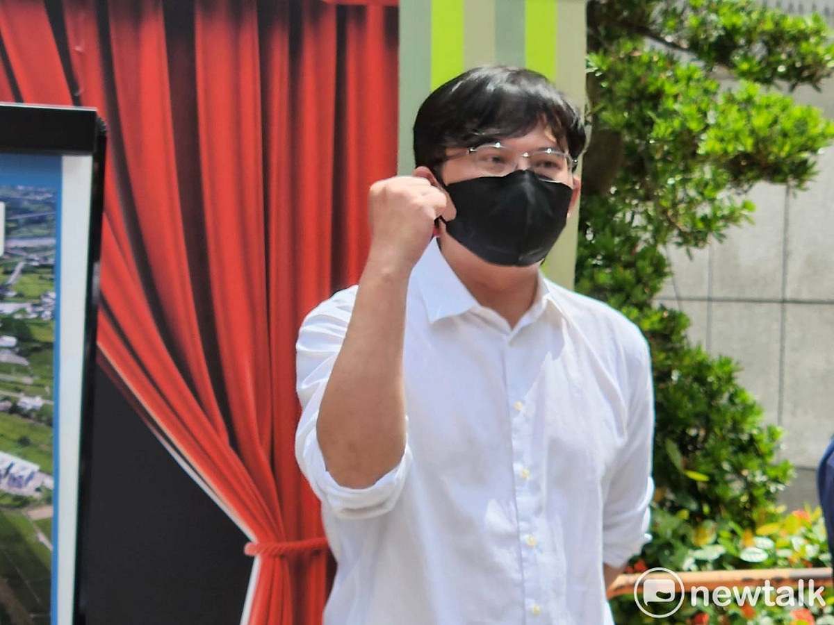 前立委黃國昌指控國民黨立委林為洲涉嫌炒賣農地。 圖：黃建豪/攝