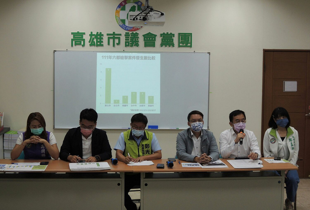 高市民進黨團批柯志恩抹黑高雄。 圖：高雄市議會民進黨團提供