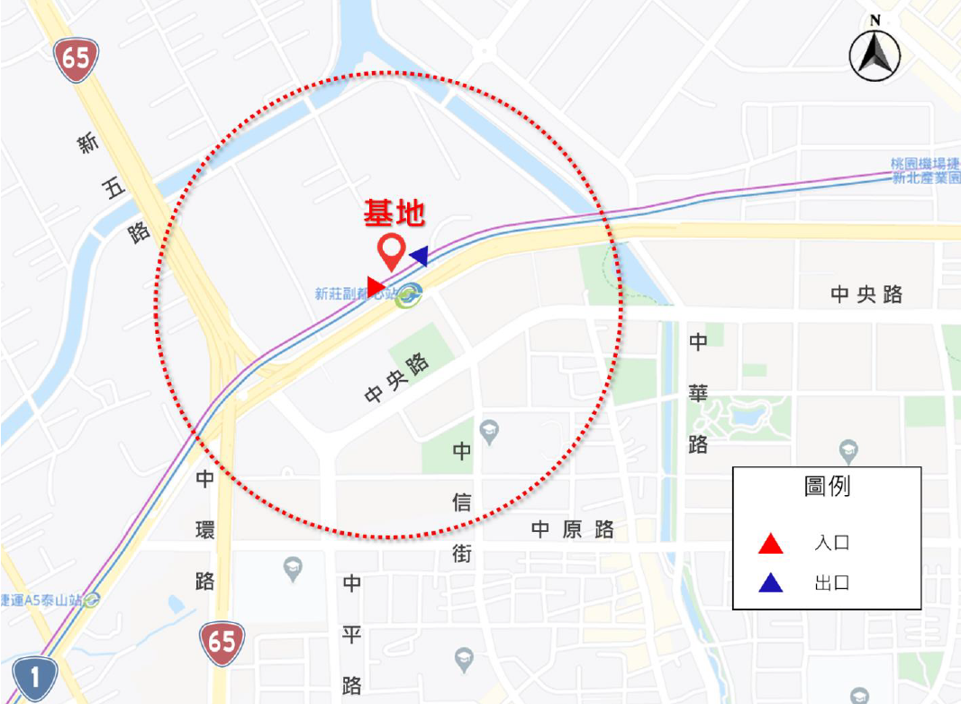 計畫區位圖。 圖：新北市交通局提供