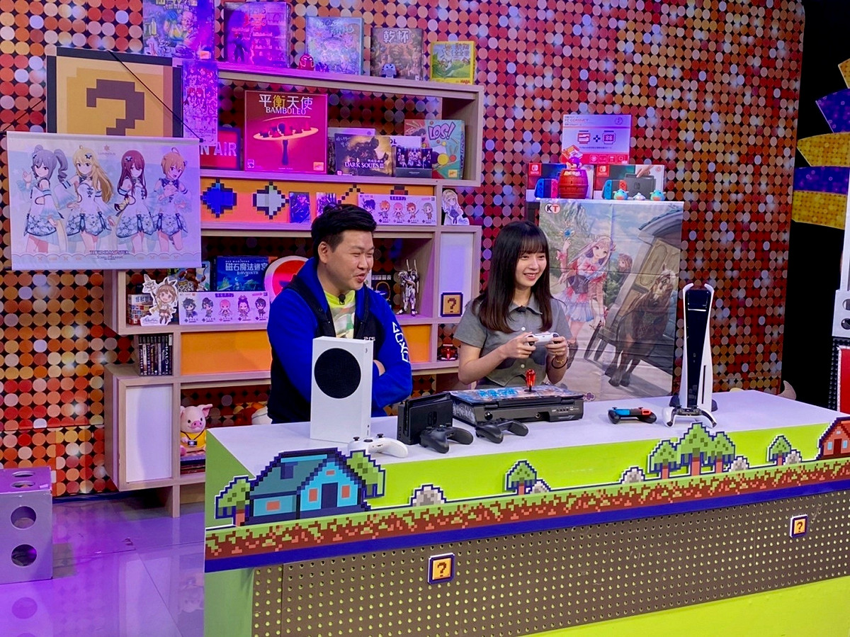 平常以Twitch直播為主的YUNA的節目錄影初體驗 圖：狼谷育樂台/提供