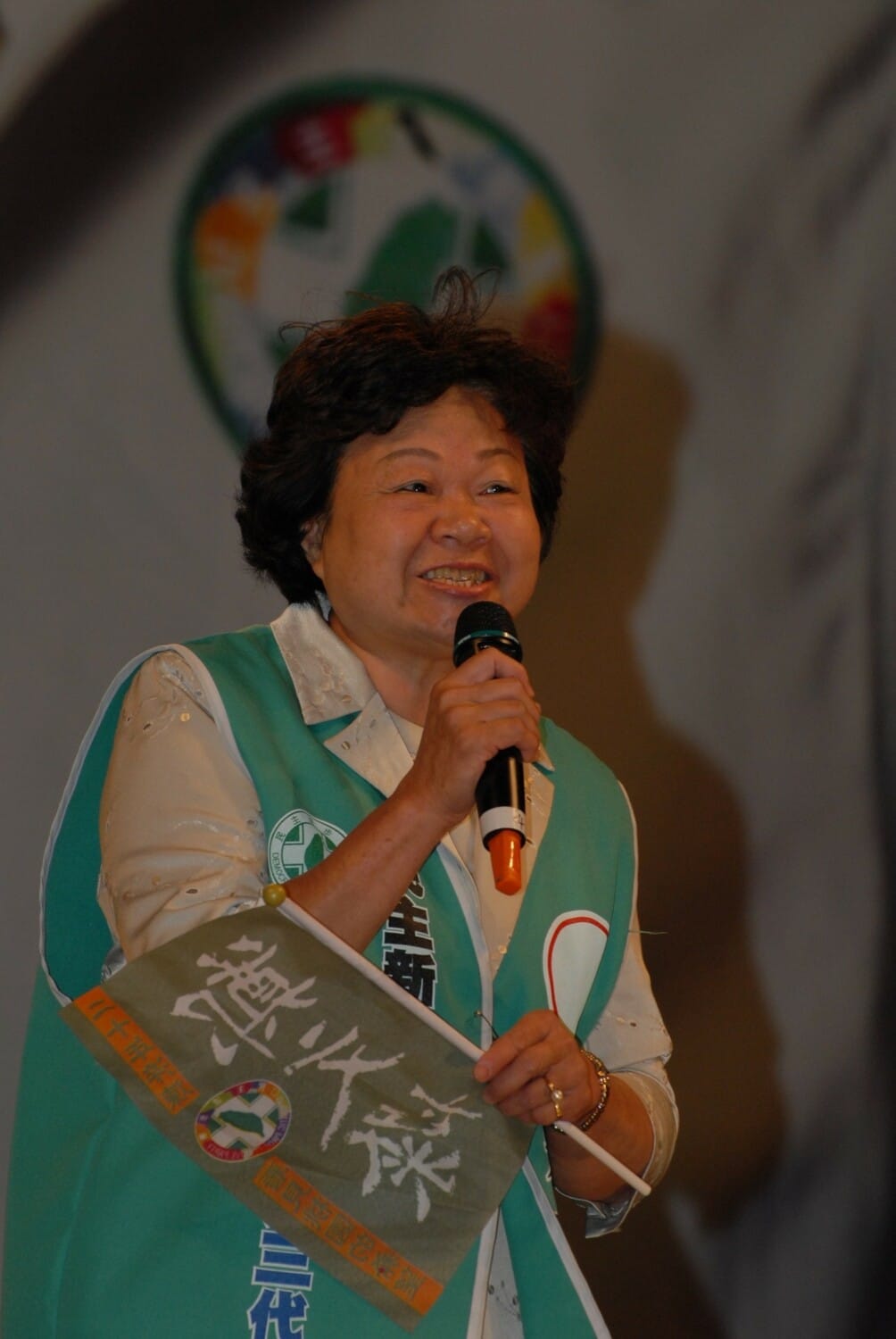 鄭文燦參選縣長中壢總部成立，張慶惠輔選。 圖：邱萬興提供