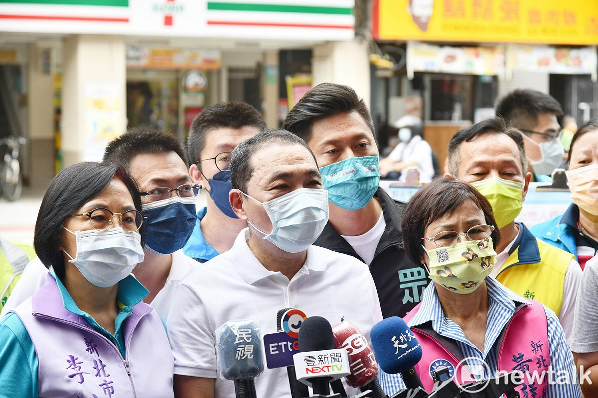 侯友宜喊話「要為新北市有心做事的人」，請積極的到新北市各地方去了解新北市未來的建設。 圖：林昀真／攝