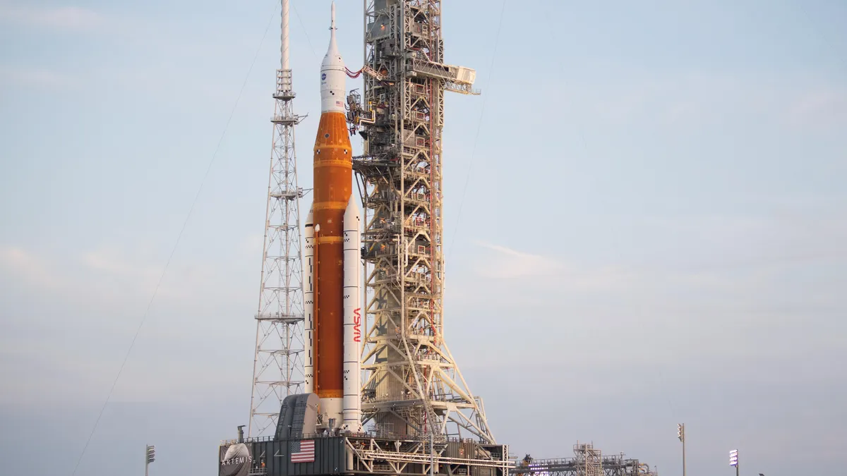 NASA預計在29日發射阿提米絲1號火箭。 圖：翻攝自NASA