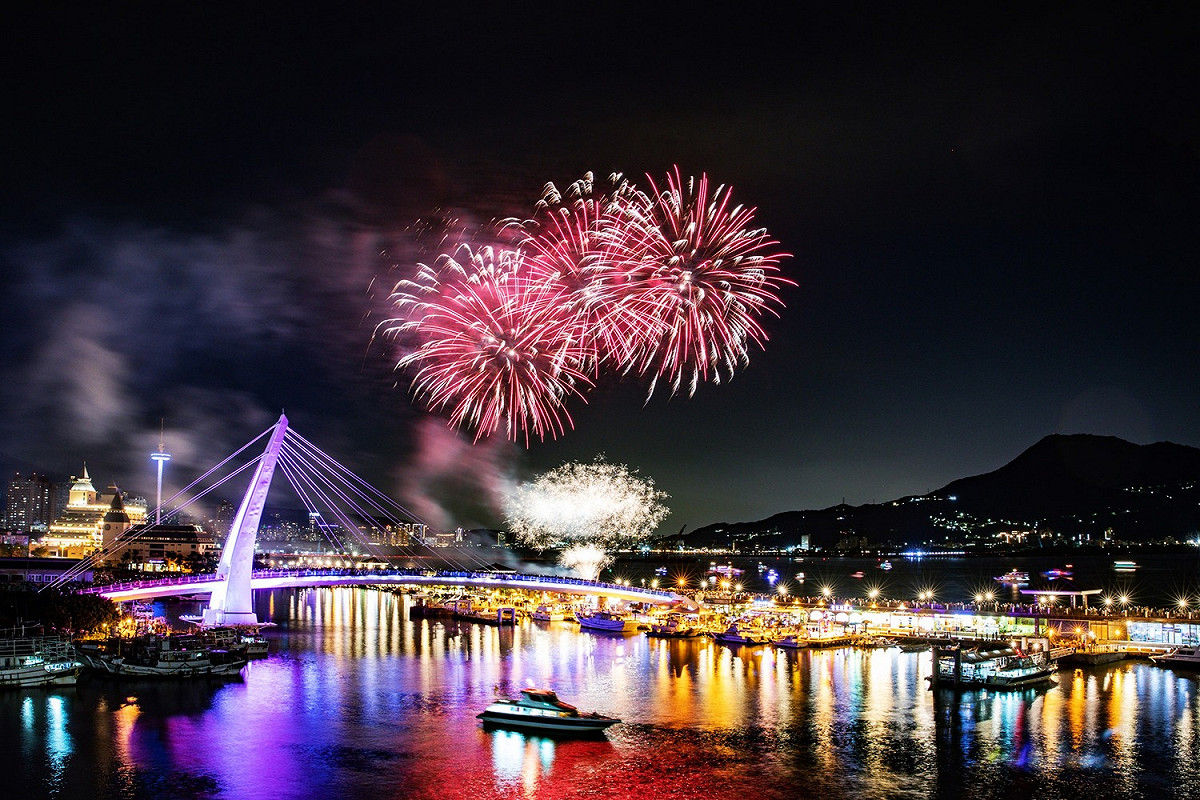 仲夏夜繽紛煙火9月於淡水浪漫登場。