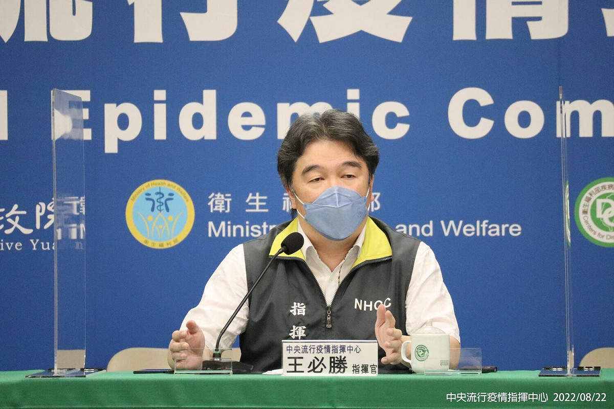 中央流行疫情指揮中心指揮官王必勝 圖：中央流行疫情指揮中心／提供