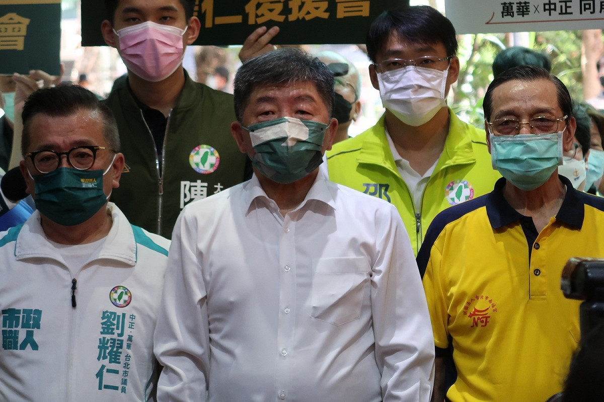 民進黨台北市長候選人陳時中 圖：林朝億/攝