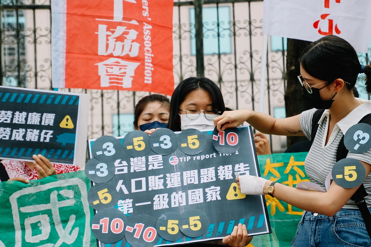 民團今（23）天召開記者會指出，台灣68萬外籍移工長期以來遭受結構性的壓迫與歧視。 圖：台權會提供