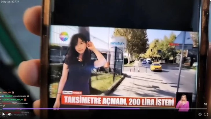 企鵝妹到土耳其伊斯坦堡旅行時，多次遭到計程車司機違法喊價，收取高價費用，有粉絲看不下去幫忙檢舉，甚至一度鬧上了當地新聞版面。
