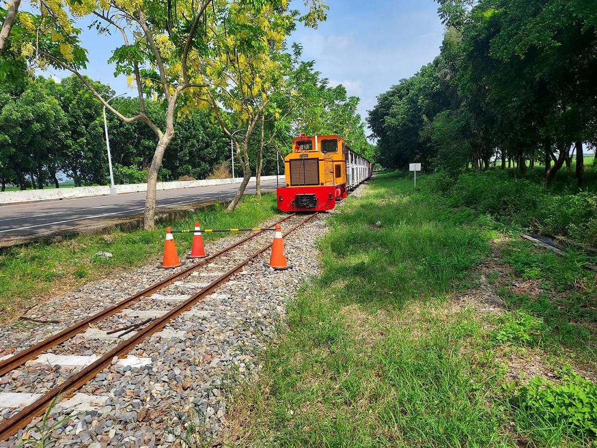 台糖蒜頭糖廠五分車延駛至嘉義高鐵站工程 圖：交通部鐵道局／提供