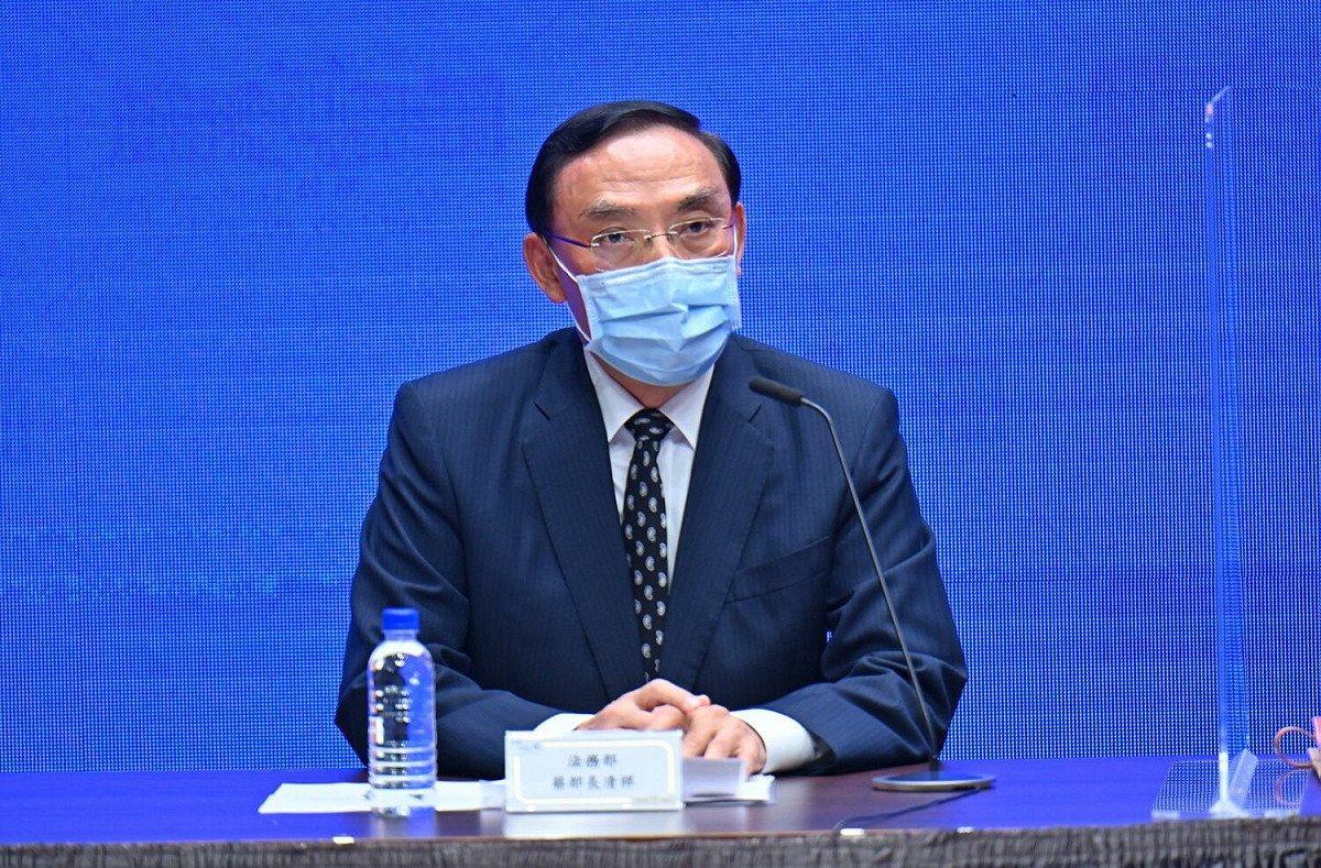 法務部長蔡清祥。 圖：行政院/提供