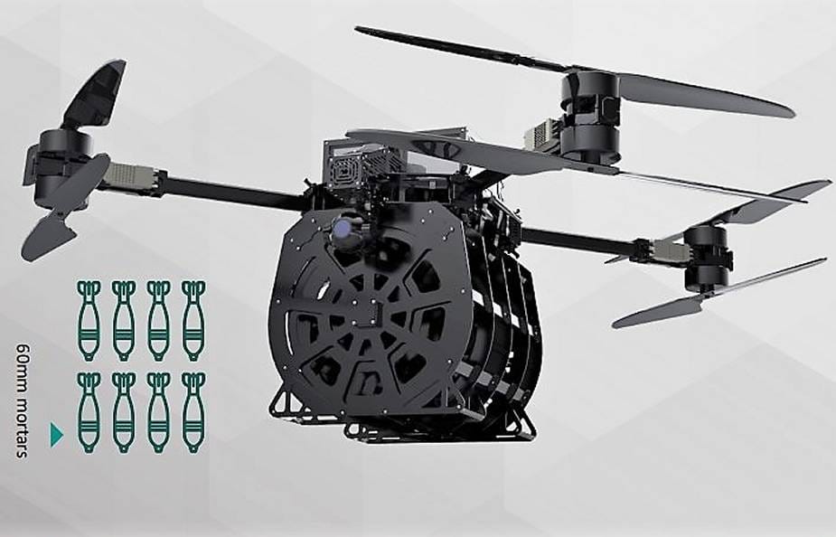 DronesVision Revolver 860 戰鬥無人機。 圖：翻攝自army recognition網站（資料照）