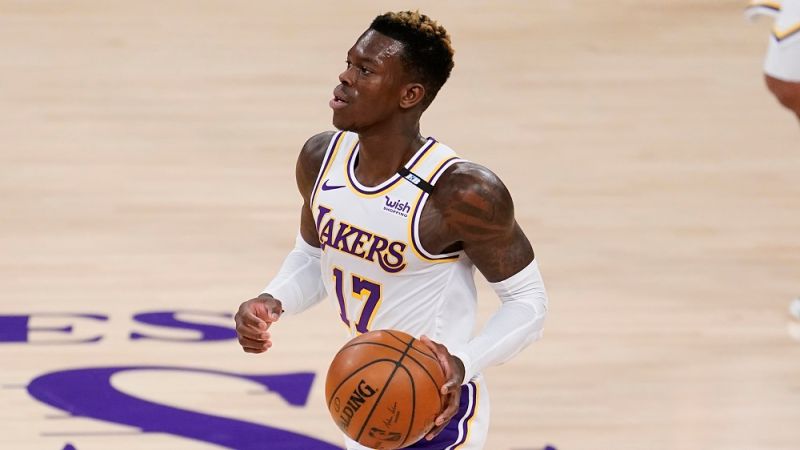 湖人後衛Dennis Schroder。 圖／美聯社／達志影像