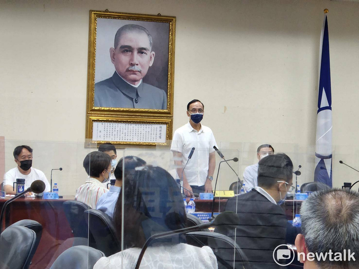 國民黨主席朱立倫。 圖：黃建豪/攝