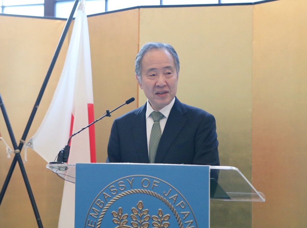 日本駐美大使富田浩司（Tomita Koji）。 圖:翻攝自日本駐美大使館推特 Japan Embassy DC @JapanEmbDC