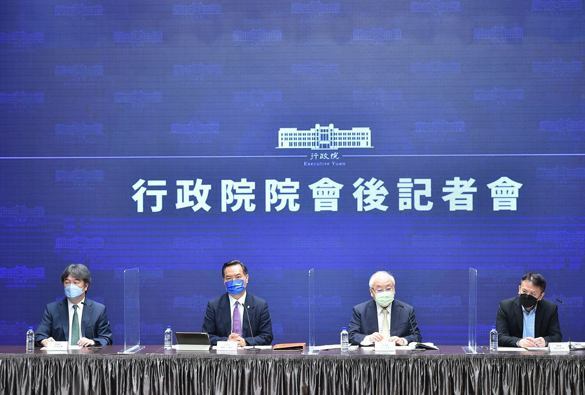 行政院今（25）天舉辦院會後記者會。 圖：行政院提供