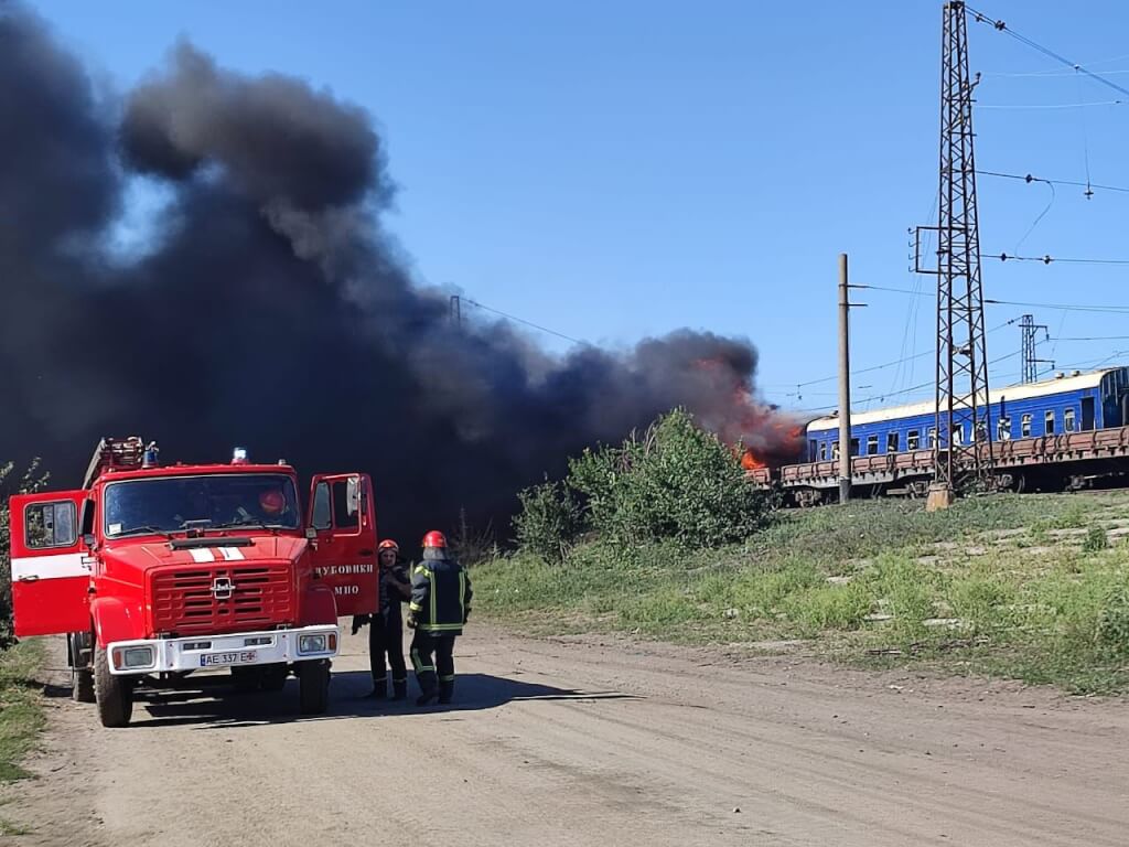 俄羅斯24日襲擊烏克蘭恰普利涅一座火車站，造成至少25名烏克蘭平民死亡。 圖：翻攝臉書