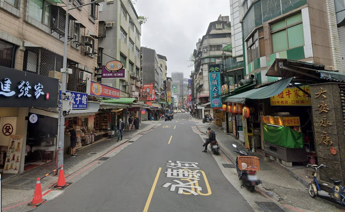 「台北的永康街」今年也入榜全球最酷街道，甚至排名第四。 圖：翻攝自Google maps