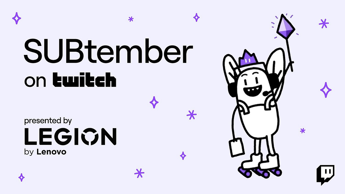 Twitch SUBtember 訂閱活動即將登場 邀全球社群同享折扣優惠 圖：Twitch/提供