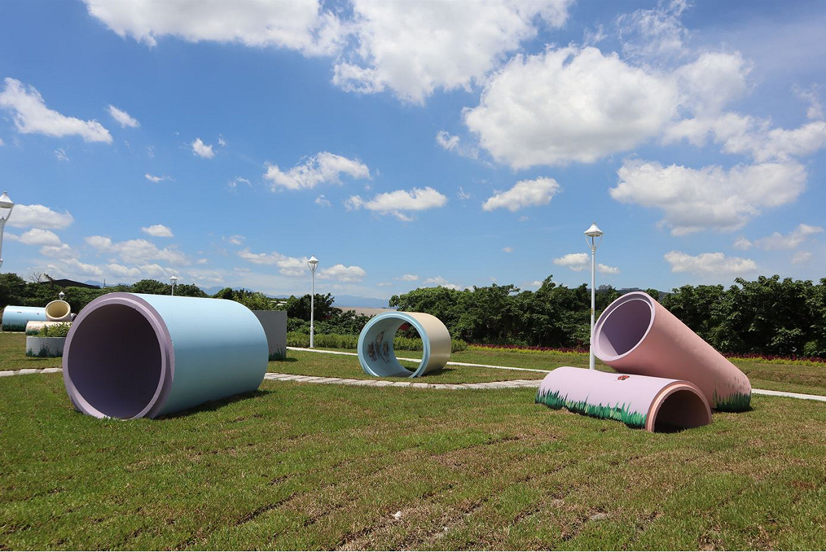 五股夏綠地「新冪境公園」。 圖：新北市城鄉局提供