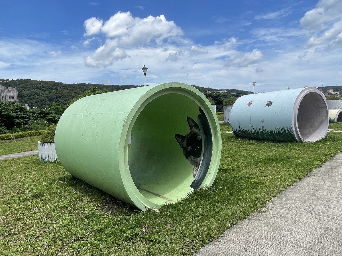 五股垃圾山整治兩年翻轉變身五股夏綠地。 圖：新北市城鄉局提供
