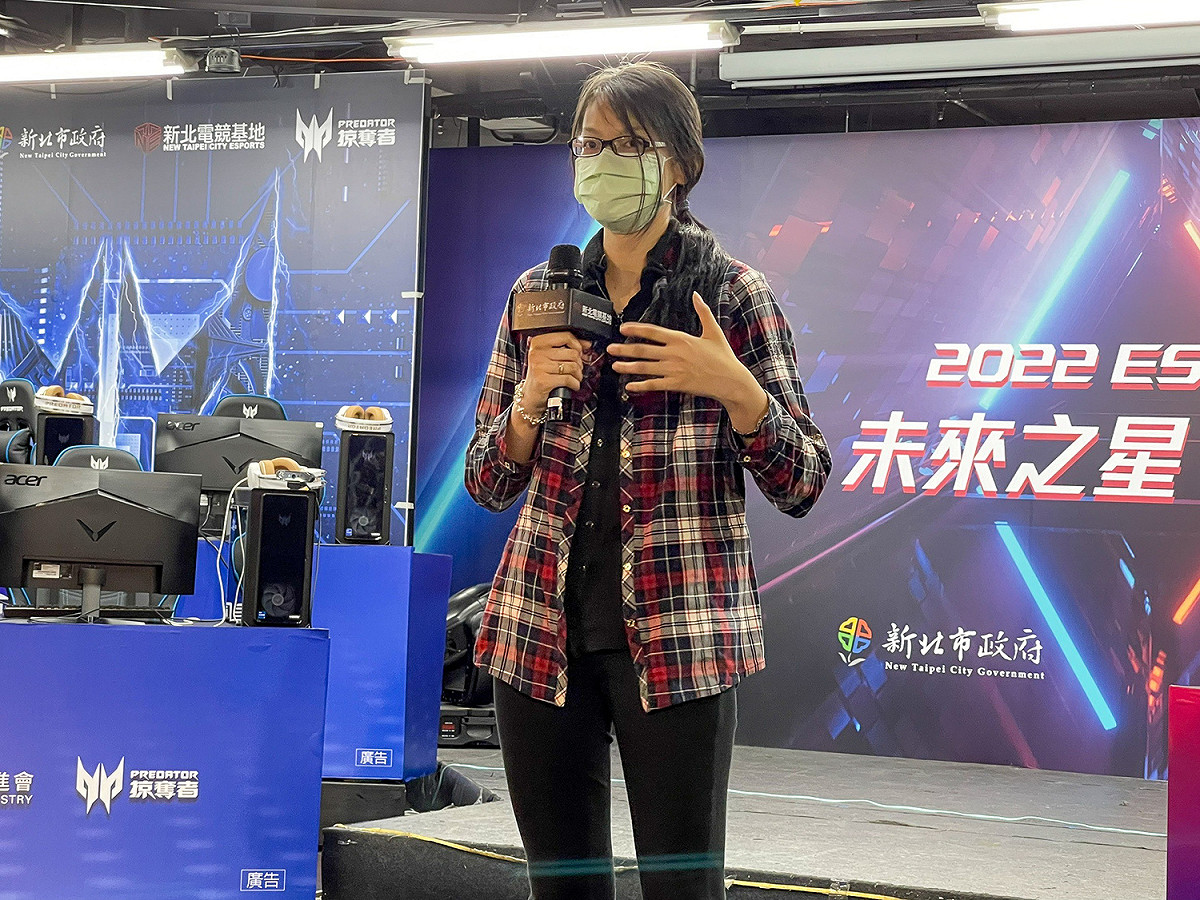 學員分享「2022世界計畫節奏舞台」，實作賽事企劃心得及構想理念。 圖：新北市經發局提供