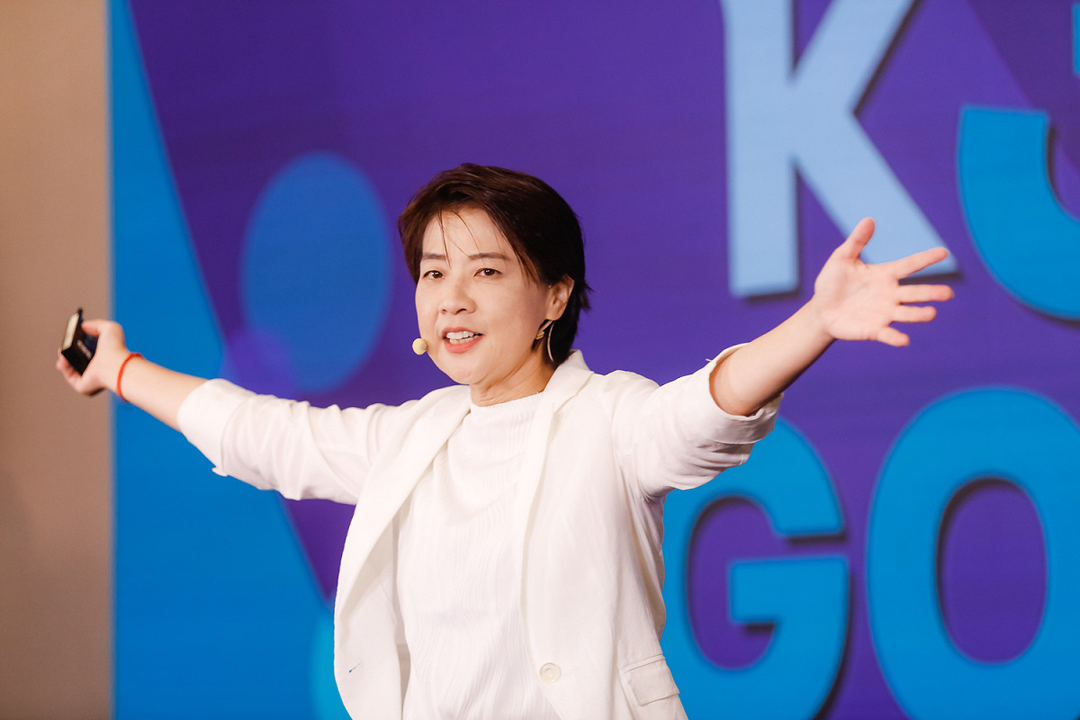 台北市副市長黃珊珊今(28)日正式宣布參選台北市長。 圖：黃珊珊團隊提供
