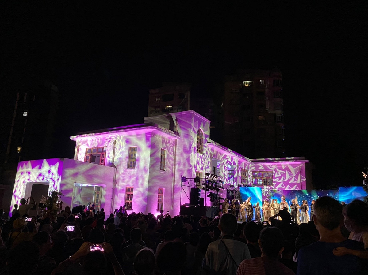 新北古蹟日古動奇蹟系列活動開跑，板橋放送所越夜越美麗。