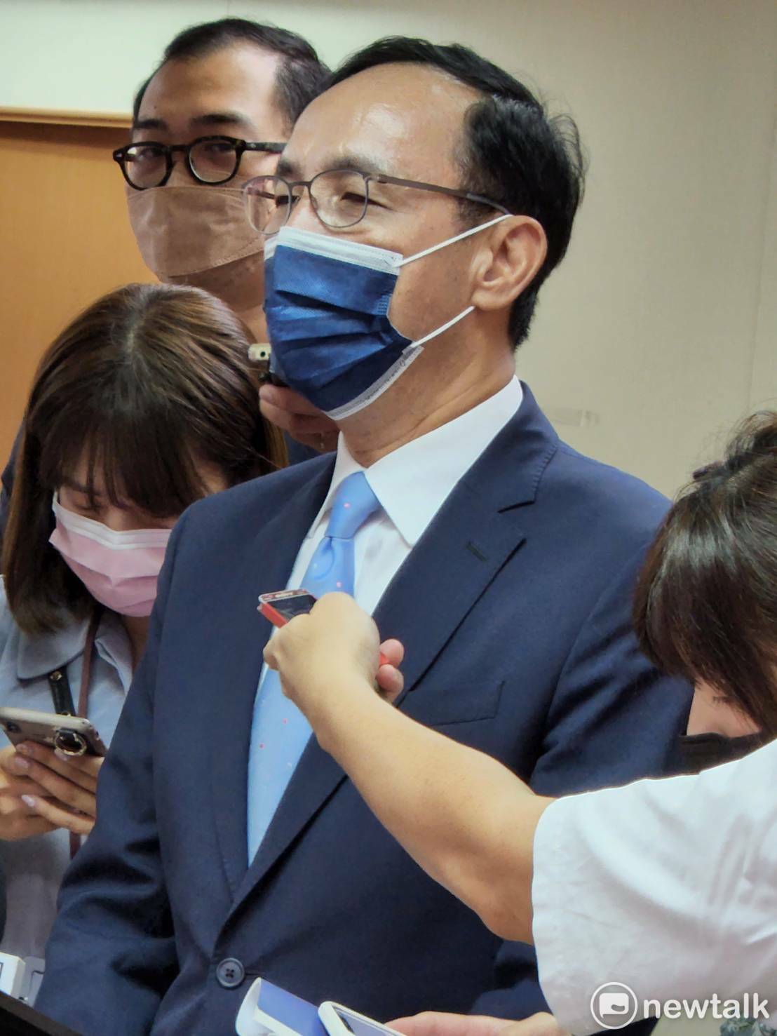 國民黨主席朱立倫。 圖：黃建豪/攝