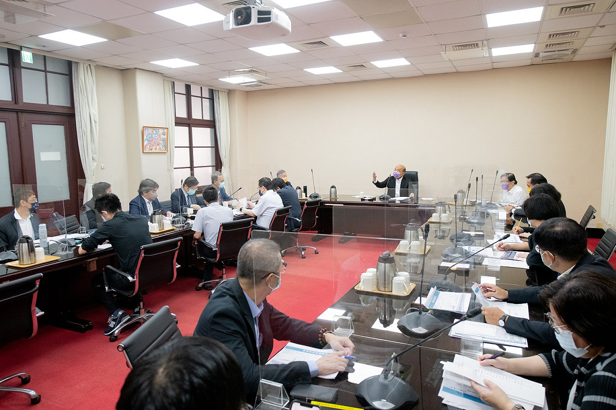 行政院長蘇貞昌今（29）日上午召開擴大防疫會議。 圖：行政院提供