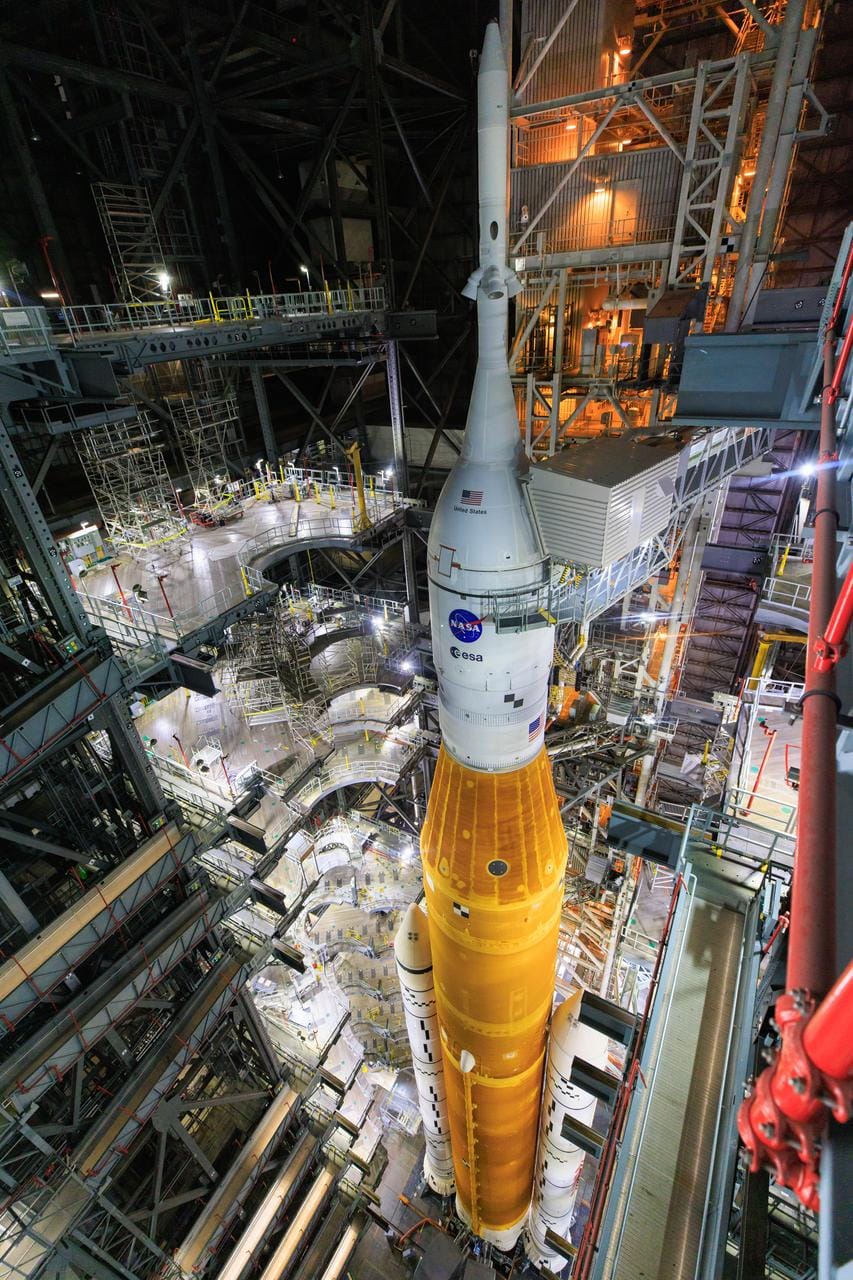 阿提米絲 1 號搭載「獵戶座」太空船。 圖：翻攝自NASA網頁