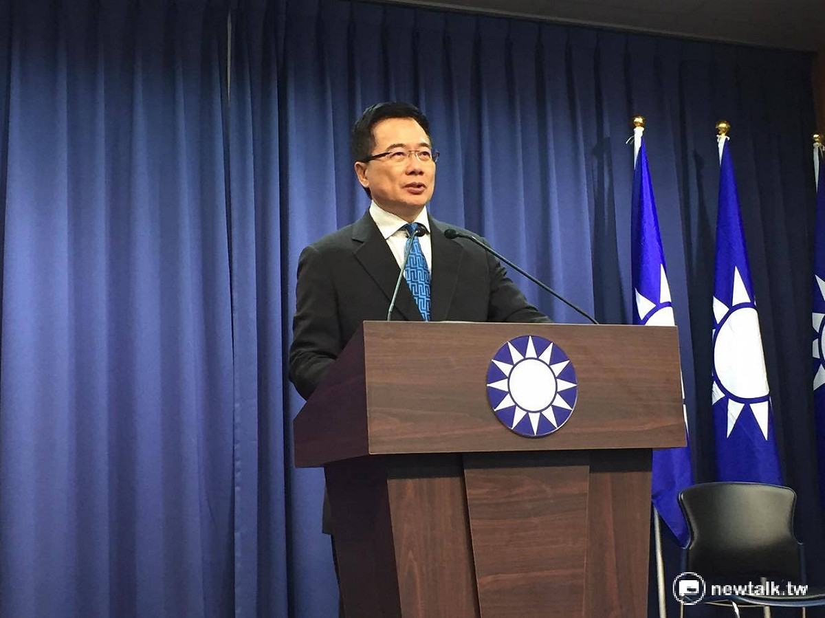 國民黨政策會執行長蔡正元19日公布，2017年5月20日將舉辦黨主席改選，相較過去約在7月才舉辦黨主席選舉，提前約2個月時間。 圖：鄭佑漢/攝