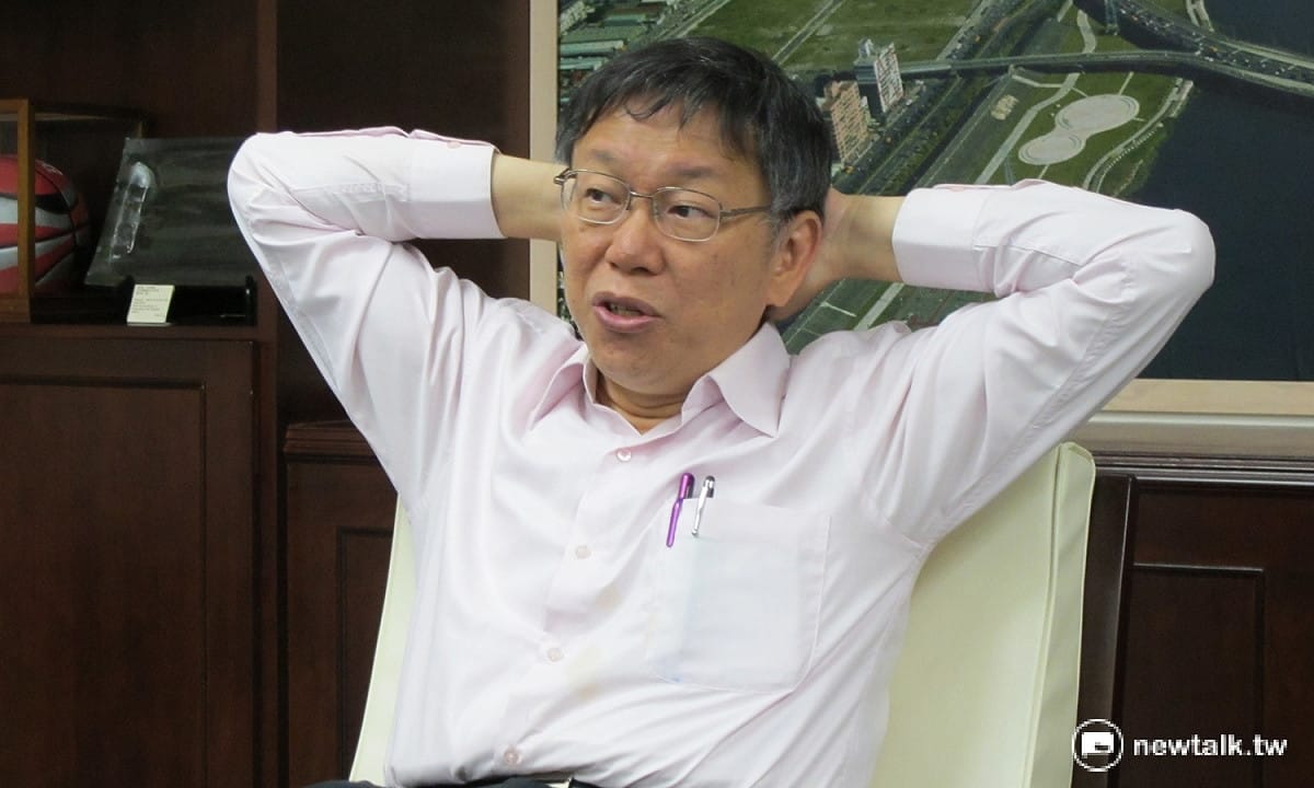 台北市長柯文哲自稱是「老228獨」，是因為不喜歡國民黨，才對中國有意見。 圖：林朝億/攝