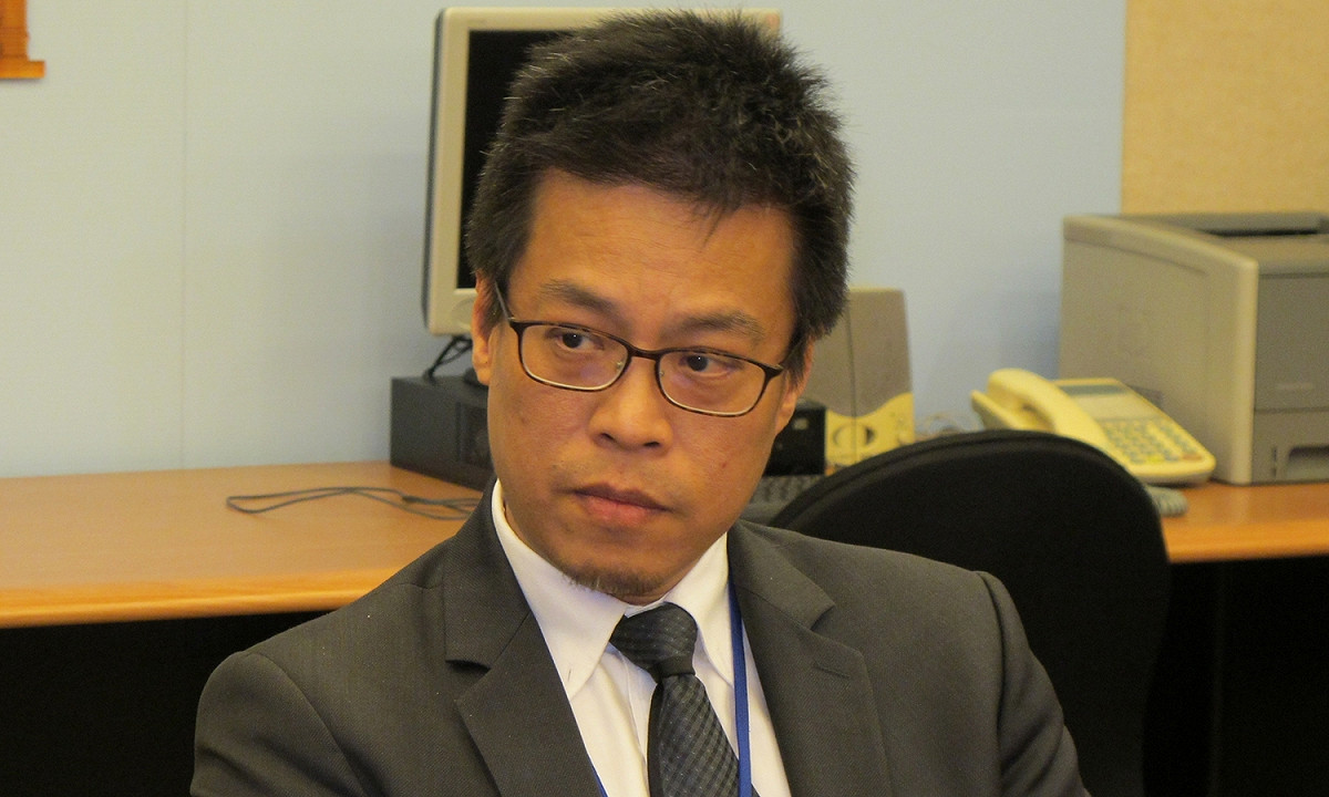 總統府發言人黃重諺23日公佈川普總統就職典禮台灣代表團團長將由前行政院長游錫堃出任。成員共11人包括朝野各黨派立委。 圖：林朝億/攝