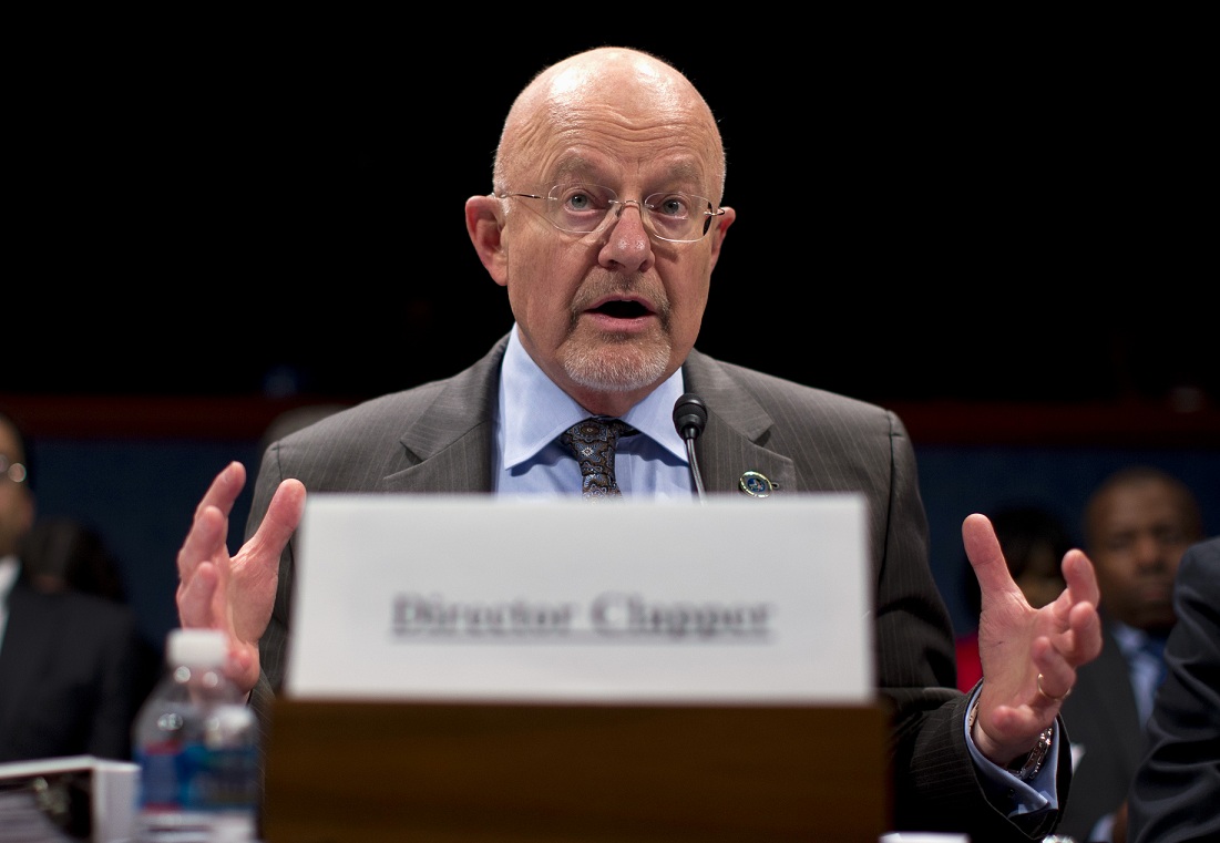美國國家情報總監克拉珀（James Clapper）於當地時間5日表示，他將於下個星期披露俄羅斯干擾美國大選的動機。 圖：達志影像/美聯社資料照片。