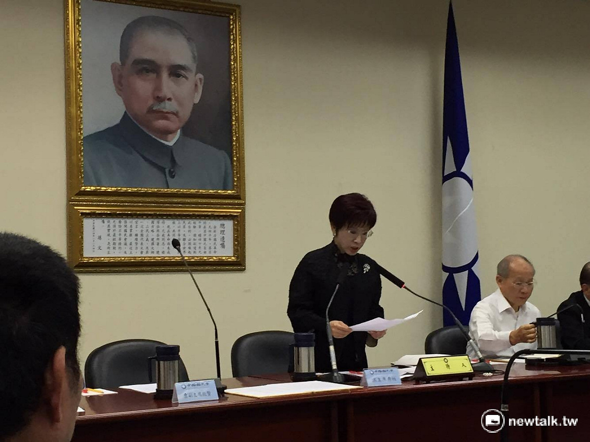 國民黨11日中常會決議，放寬欠繳黨費黨員可延長到3月底前繳交、恢復黨籍。 圖：鄭佑漢/攝