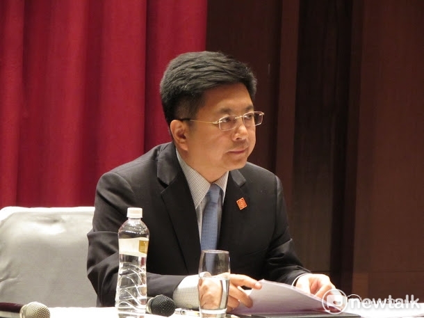 中國國台辦發言人馬曉光。 圖：新頭殼資料照片