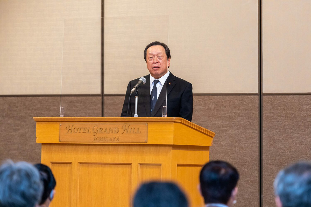 日本防衛大臣濱田靖一。 圖：翻攝自濱田靖一官網（資料照）
