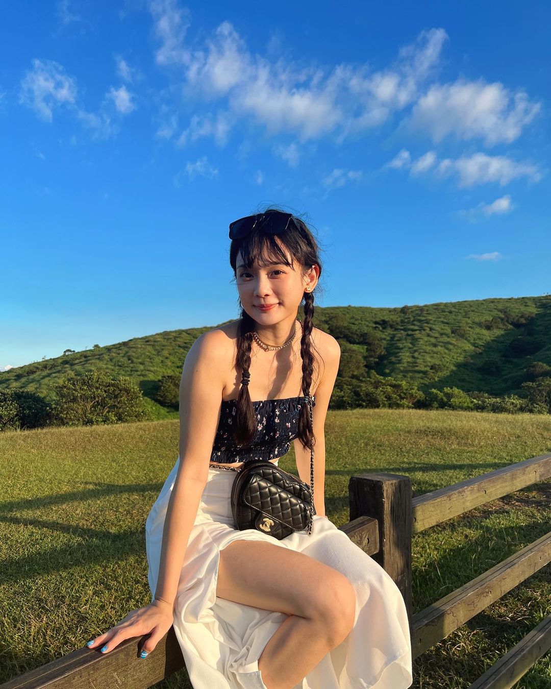 洗菜有著白皙皮膚和甜美臉蛋。  圖：翻攝自IG/jumi0118