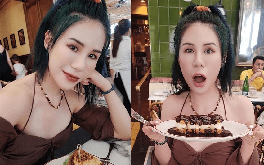 網紅丹妮婊姐近日返台，透露隔離第一天就點了4杯手搖。 圖：翻攝自丹妮婊姐IG