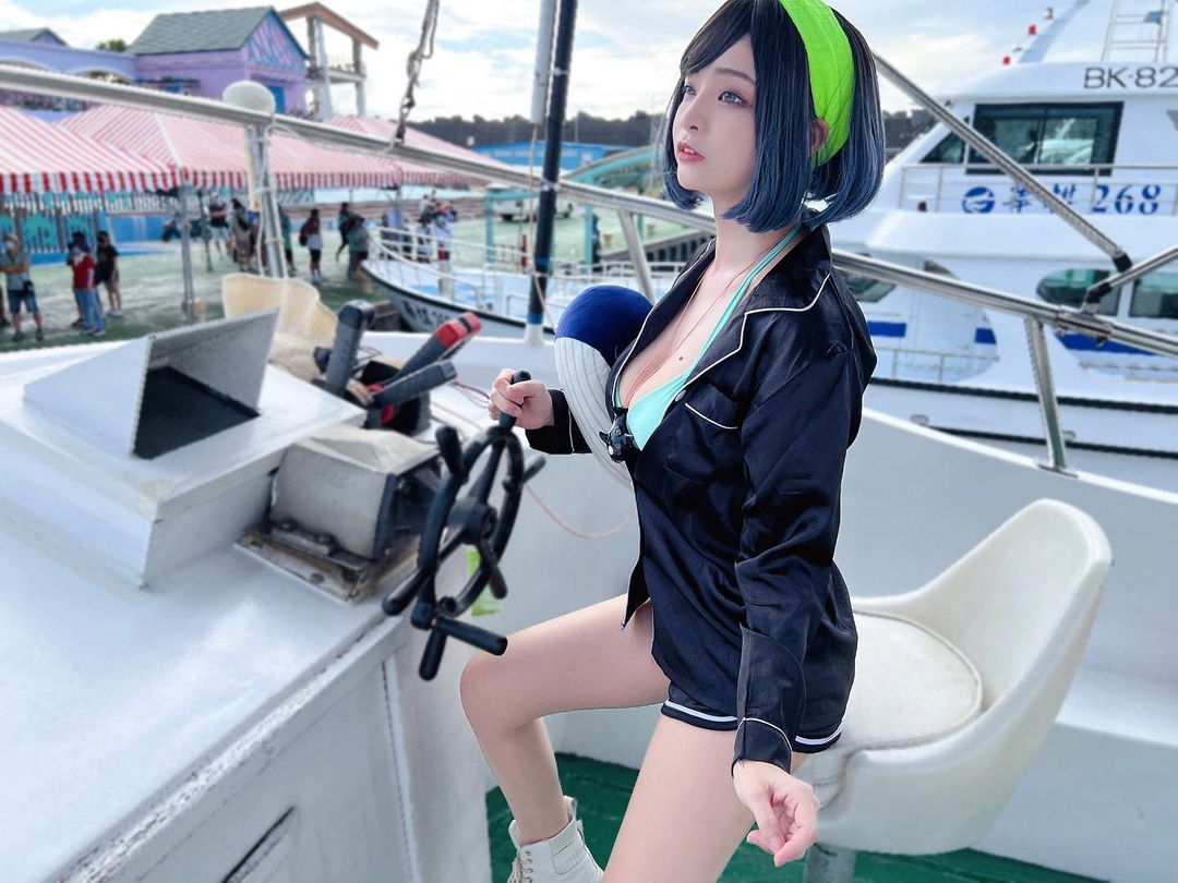 郭鬼鬼有「雪乳戰神」的封號。 圖：翻攝自IG/angelakuo0504